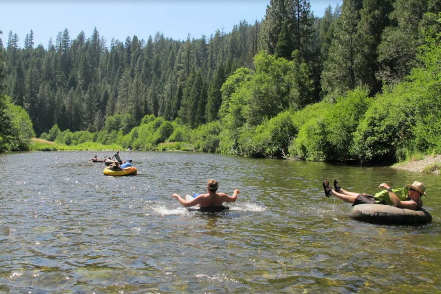 River floating
